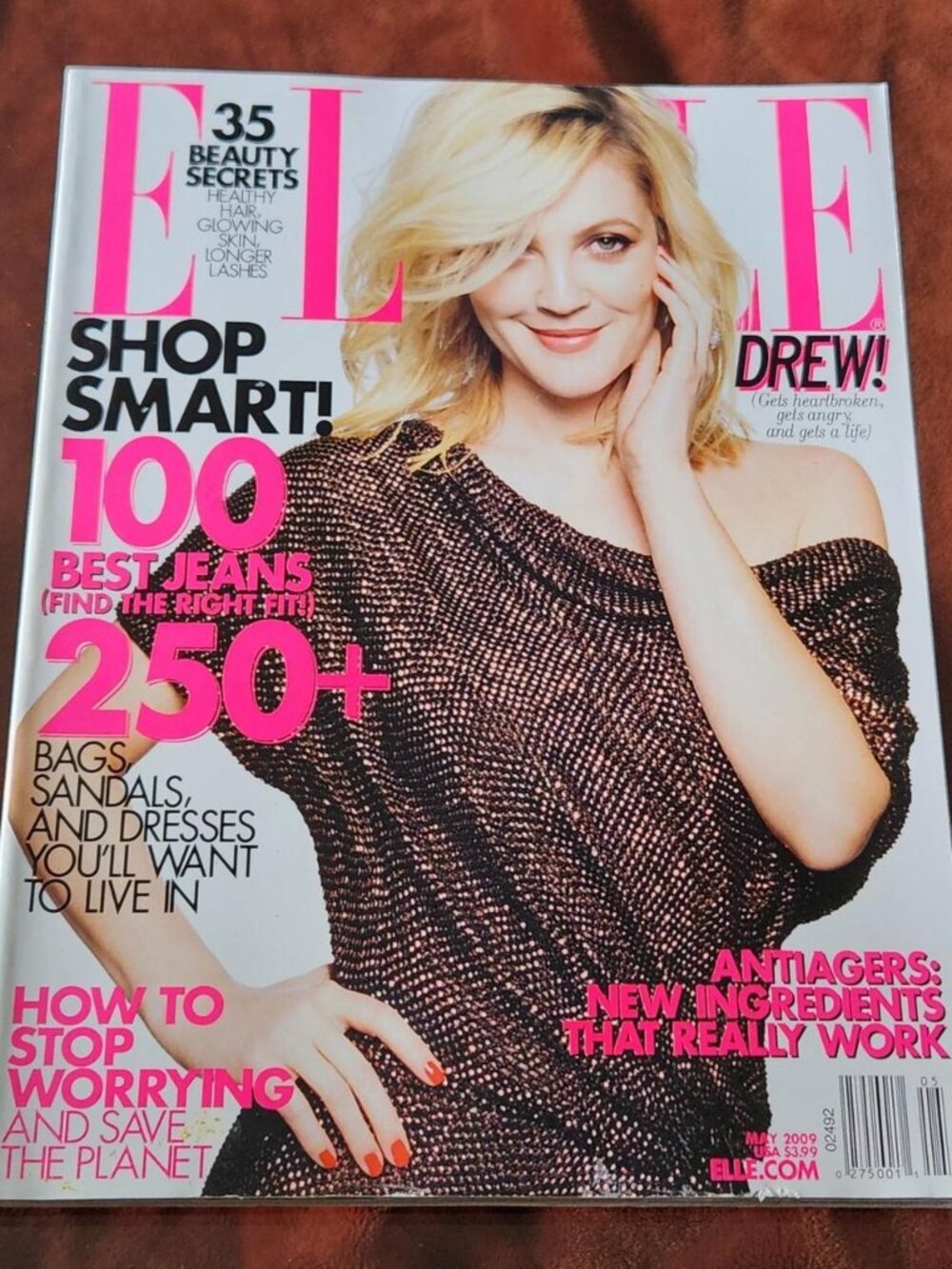 ELLE Magazine - May 2009 - Drew Barrymore